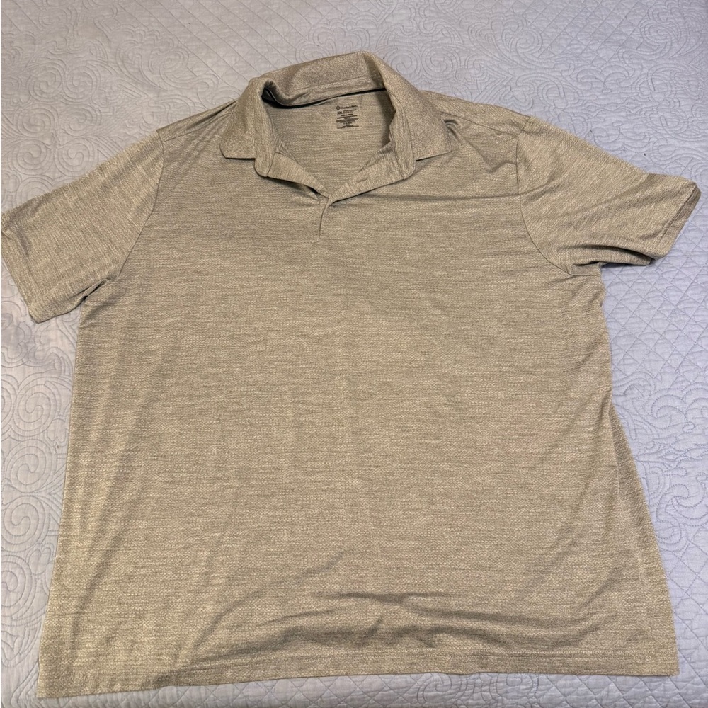 Men's Grey Polo Shirt SZ XXL Gently Used